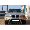 Защита переднего бампера для BMW X5 (2000-2006) BMX5.00.F1-03 d60мм x 1.6 - 1766-33