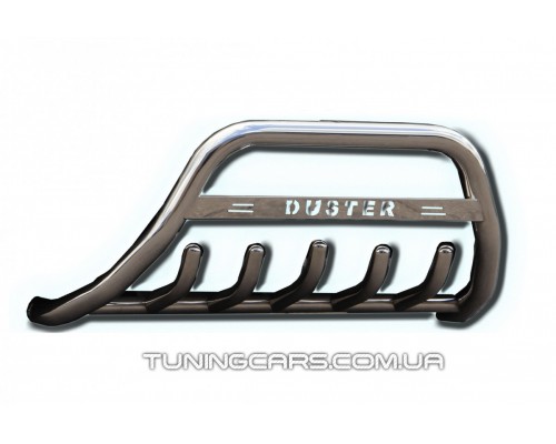 Защита переднего бампера для Dacia Duster (2010+) DCDS.10.F1-09 d60мм x 1.6 - 1302-33