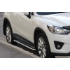 Пороги площадка для Mazda CX5 (2012-2017) MDX5.12.S2-01 d60мм x 1.6