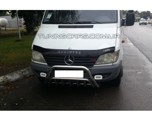 Защита переднего бампера для Mercedes-Benz Sprinter (2014+) MBSP.07.F1-02 d60мм x 1.6 - 6095-33