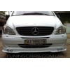 Накладка на передній бампер Mercedes Vito 639 (Viano) (під фарбування) - 3805-00