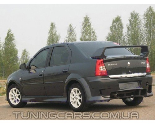 Накладки на пороги Renault Dacia  Logan BK (под покраску) - 3855-00