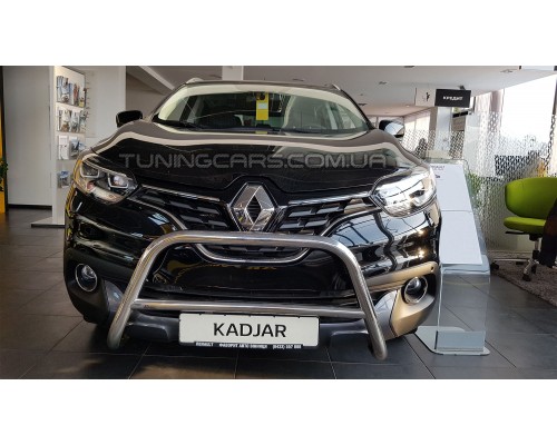 Захист переднього бампера для Renault Kadjar (2015+) RNKJ.10.F1-11M d60мм x 1.6 - 8408-33