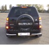 Защита заднего бампера (углы) для Suzuki Grand Vitara II (2005-2012) SZGV.05.B1-09 d60мм x 1.6 - 8425-33