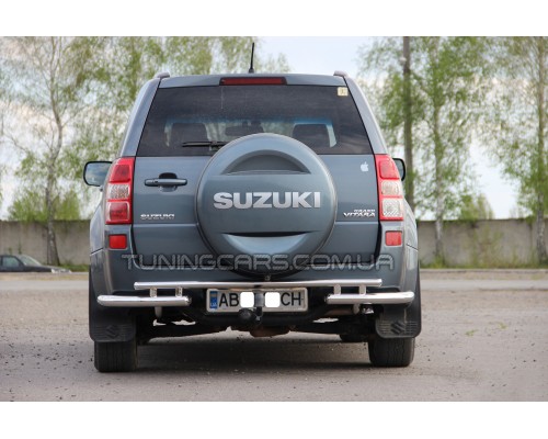 Захист заднього бампера для Suzuki Grand Vitara II (2012-2015) SZGV.12.B1-10 d60мм x 1.6 - 8435-33