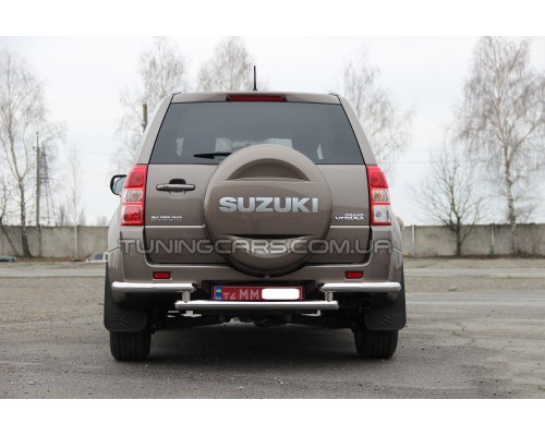 Захист заднього бампера для Suzuki Grand Vitara II (2012-2015) SZGV.12.B1-16 d60мм x 1.6 - 8436-33