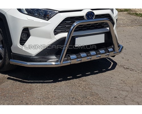 Защита переднего бампера для Toyota RAV4 (2018+) TYRV.18.F3-27 d60мм x 1.6 - 8996-33
