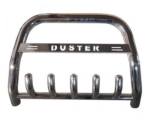 Защита переднего бампера для Dacia Duster (2010+) DCDS.10.F1-58 d60мм x 1.6 - 21839-33
