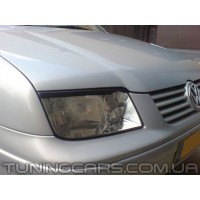 Накладки на фары (реснички) Volkswagen Bora (под покраску)