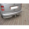 Защита заднего бампера (углы) для Volkswagen Caddy Type 2k (2010-2015) VWCD.10.B1-09 d60мм x 1.6 - 8634-33
