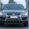 Захист переднього бампера для Volkswagen Touareg (2002-2007) VWTG.02.F1-03M d60мм x 1.6 - 8675-33