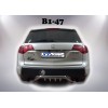 Задній захист B1-47 (нерж) для Acura MDX 2007-2013