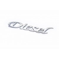 Напис Diesel (самоклейка) 13,5 см для Audi 100 C3 1988-1991
