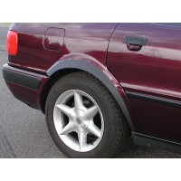 Накладки на арки (4 шт, чорні) для Audi 80/90 1987-1996