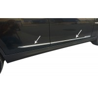 Молдинг дверной (4 шт, нерж) для Audi A3 2012+