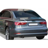 Планка над номером Sedan (нерж) OmsaLine - Итальянская нержавейка для Ауди A3 2012-2020 гг