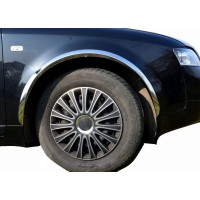 Накладки на арки (4 шт, нерж) для Audi A4 B6 2000-2004