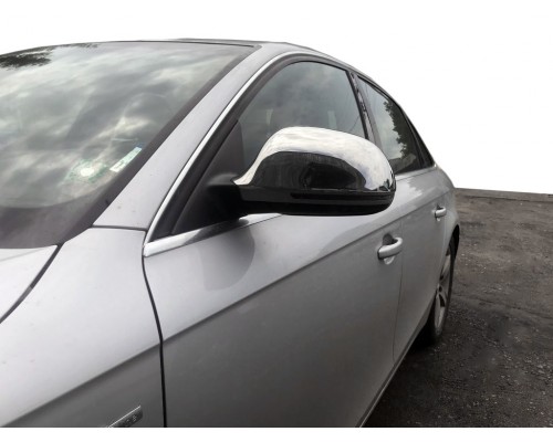 Накладки на дзеркала (2 шт., нерж.) для Audi A4 B8 2007-2015 - 47802-11