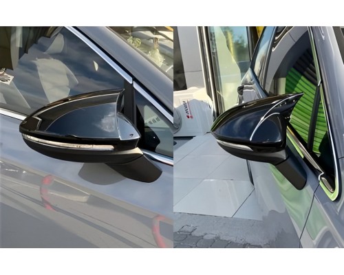Накладки на зеркала BMW-Style (2 шт) для Ауди A4 B9 2016-2022 гг