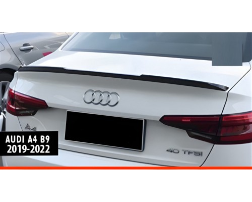 Спойлер DPT (2019-2022, черный глянец) для Ауди A4 B9