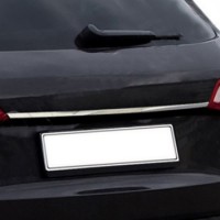 Планка над номером (sedan, нерж.) OmsaLine - Итальянская нержавейка для Ауди A4 B9 2016-2022 гг