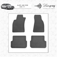 Резиновые коврики (4 шт, Stingray Premium) для Audi A6 C6 2004-2011