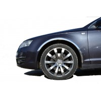 Накладки на арки (4 шт, нерж) для Audi A6 C6 2004-2011