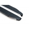 Боковые пороги BlackLine (2 шт, алюминий) для Audi Q3 2011-2019 - 67563-11
