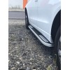Боковые пороги Tayga V2 (2 шт., алюминий) для Audi Q3 2011-2019 - 70978-11