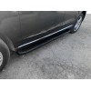 Бічні пороги Tayga Black (2 шт., Алюміній) для Audi Q5 2008-2017 - 70233-11
