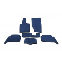 Коврики EVA (синие) 3 ряда (6 ковриков) для Audi Q7 2005-2015