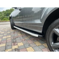 Боковые подножки Fullmond (2 шт., алюминий) для Audi Q7 2005-2015