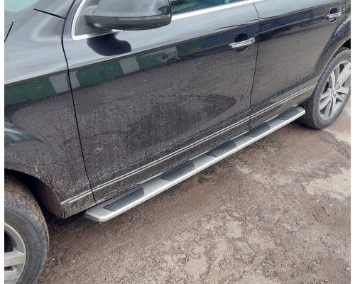 Бічні пороги OEM (2 шт., Алюміній) для Audi Q7 2005-2015 - 65575-11