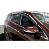 Ветровики с хром молдингом (4 шт, HIC) для Audi Q7 2015+ - 66604-11