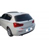 Накладка на задний бампер OmsaLine (нерж.) для BMW 1 серия F20/21 2011+ - 47810-11