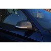 Накладки на зеркала (2 шт, натуральный карбон) для BMW 1 серия F20/21 2011+ - 47661-11