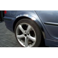 Накладки на арки (4 шт., нерж) для BMW 3 серія E-46 1998-2006