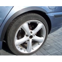 Накладки на арки (4 шт, чорні) для BMW 3 серія E-46 1998-2006