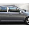 Накладки на дверные стойки (нерж) Carmos - Турецкая сталь для BMW 3 серия E-90/91/92/93 2005-2011 гг