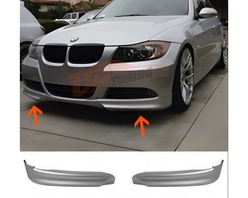 Передняя Flap накладка DPT (для E-90, черный глянец, 2 шт) для BMW 3 серия E-90/91/92/93 2005-2011 гг