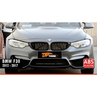 Решетка-ноздри (2012-2015, 2 шт, черный глянец) для BMW 3 серия F-30/31/34
