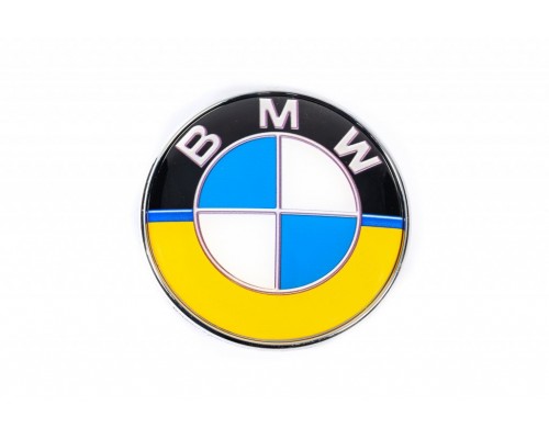 Передняя эмблема 82мм (UA-style) для BMW 3 серия F-30/31/34 2012-2019 гг