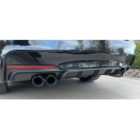 Задний диффузор DPT V-3 (для M Performance, черный глянец) для BMW 3 серия F-30/31/34 2012-2019 гг