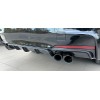 Задний диффузор DPT V-3 (для M Performance, черный глянец) для BMW 3 серия F-30/31/34 2012-2019 гг