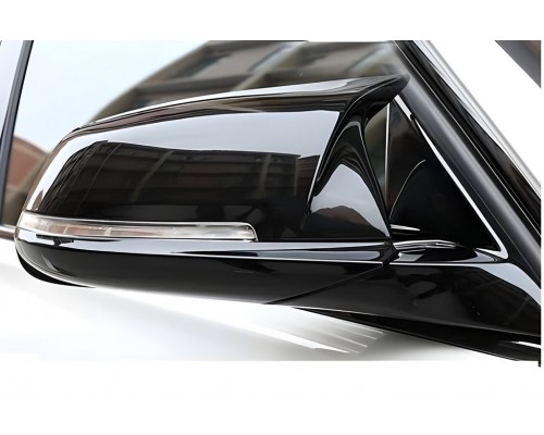 Крышки на зеркала M-Style (С защелками, 2 шт) для BMW 3 серия F-30/31/34 2012-2019 гг