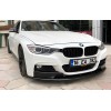 Накладка на передний бампер DPT Lip (для M-Performance, черный глянец) для BMW 3 серия F-30/31/34 2012-2019 гг