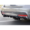 Задний диффузор DPT V-4 (для M Performance, черный глянец) для BMW 3 серия F-30/31/34 2012-2019 гг