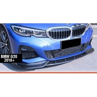 Передняя Lip накладка DPT V-1 (Для M Technic, черный глянец) для BMW 3 серия G20/21 2018- гг