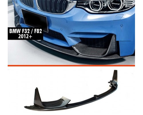 Передняя Lip накладка DPT V-3 (для M4, черный глянец) для BMW 4 серия F-32 2012-2020 гг