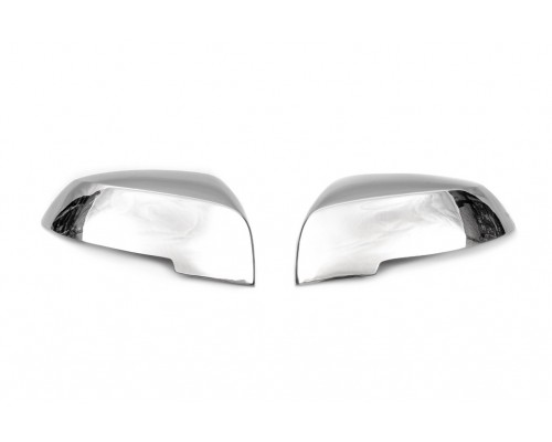 Накладки на зеркала (2 шт, нерж.) для BMW 4 серия F-32 2012-2020 гг
